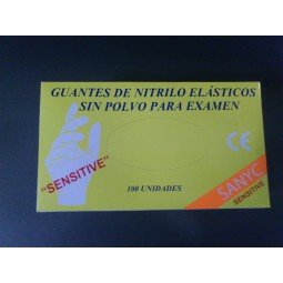 GUANTE NITRILO SENSITIVE SIN POLVO EXAMEN