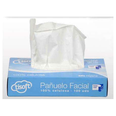 Pañuelo Facial Tisoft de doble capa 