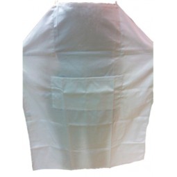 Delantal tela blanco con peto