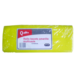 Rollo bayeta amarilla multiuso 6 m Qalita