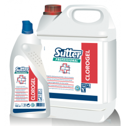 Clorogel detergente higienizante con cloro activo de Sutter 4x5 L