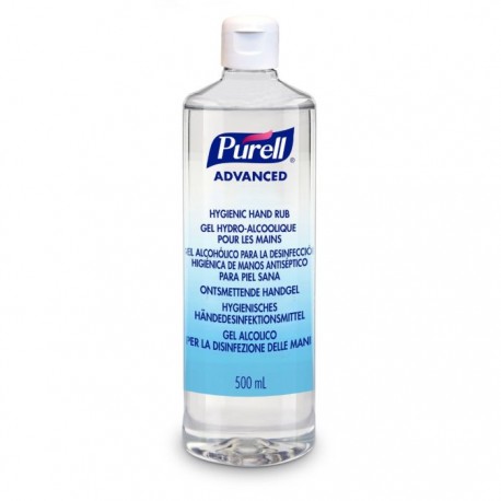 Purell Advance gel hidro-alcohólico flip top 12x500 ml