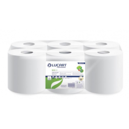 Bobina secamanos Lucart de doble capa eco 6 ud