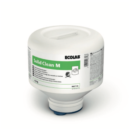Solid Clean M detergente sólido con ecoetiqueta de Ecolab 4x4,5 Kg