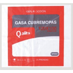 Gasas cubremopas de algodón Qalita 25 ud